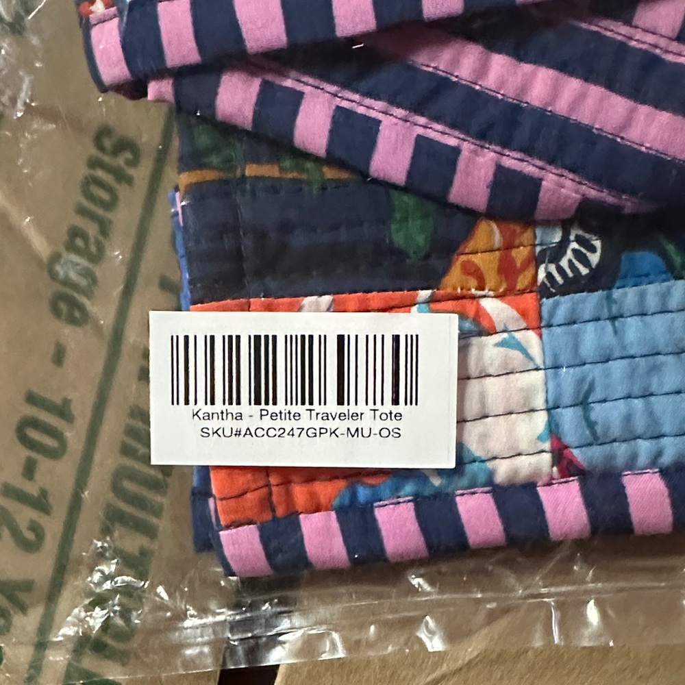 Printfresh Multicolor Patchwork Kantha Petite Tra… - image 4